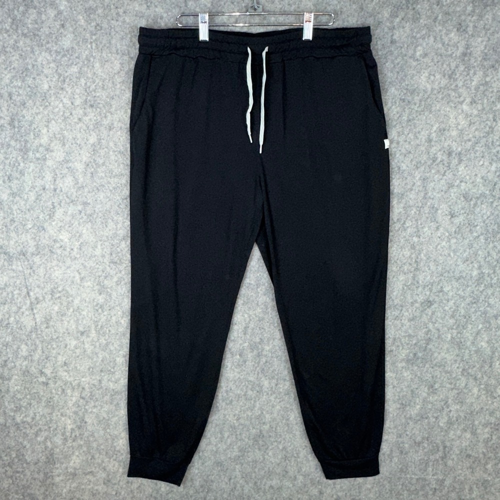Vuori Joggers Womens XL Black Performance Jogger VW303 Activewear Stretch